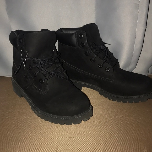 black timberlands size 9.5